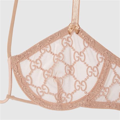 gucci lingerie|Gucci GG tulle lingerie set.